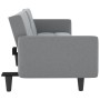 Schlafsofa mit Getränkehalter aus hellgrauem Stoff von vidaXL, Sofas - Ref: Foro24-351869, Preis: 304,15 €, Rabatt: %