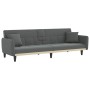 Schlafsofa mit Getränkehalter aus dunkelgrauem Stoff von vidaXL, Sofas - Ref: Foro24-351870, Preis: 287,64 €, Rabatt: %