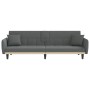 Schlafsofa mit Getränkehalter aus dunkelgrauem Stoff von vidaXL, Sofas - Ref: Foro24-351870, Preis: 287,64 €, Rabatt: %