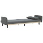 Sofá cama con portavasos tela gris oscuro de vidaXL, Sofás - Ref: Foro24-351870, Precio: 287,64 €, Descuento: %