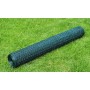 Alambrada de gallinero con revestimiento PVC verde 25x1 m de vidaXL, Paneles de vallas - Ref: Foro24-140413, Precio: 33,98 €,...