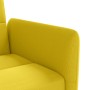 Sofá cama con portavasos tela amarillo claro de vidaXL, Sofás - Ref: Foro24-351873, Precio: 272,27 €, Descuento: %