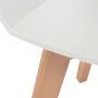 Sillas de comedor 4 unidades plástico blanco de vidaXL, Sillas de comedor - Ref: Foro24-244537, Precio: 149,41 €, Descuento: %