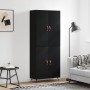 Aparador alto madera contrachapada negro 69,5x34x180 cm de vidaXL, Aparadores - Ref: Foro24-3195652, Precio: 158,86 €, Descue...