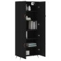 Aparador alto madera contrachapada negro 69,5x34x180 cm de vidaXL, Aparadores - Ref: Foro24-3195652, Precio: 158,86 €, Descue...