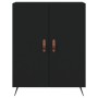 Tall black plywood sideboard 69.5x34x180 cm by vidaXL, Sideboards - Ref: Foro24-3195652, Price: 158,86 €, Discount: %