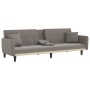 Schlafsofa mit Getränkehalter aus grau-taupefarbenem Stoff von vidaXL, Sofas - Ref: Foro24-351874, Preis: 442,35 €, Rabatt: %