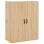 Aparador alto madera contrachapada color roble 69,5x34x180 cm de vidaXL, Aparadores - Ref: Foro24-3195654, Precio: 152,11 €, ...