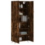 Tall smoked oak plywood sideboard 69.5x34x180 cm by vidaXL, Sideboards - Ref: Foro24-3195656, Price: 143,99 €, Discount: %