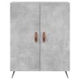 Concrete gray plywood tall sideboard 69.5x34x180 cm by vidaXL, Sideboards - Ref: Foro24-3195655, Price: 146,91 €, Discount: %