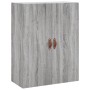 High sideboard sonoma gray plywood 69.5x34x180 cm by vidaXL, Sideboards - Ref: Foro24-3195657, Price: 148,99 €, Discount: %