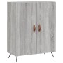 High sideboard sonoma gray plywood 69.5x34x180 cm by vidaXL, Sideboards - Ref: Foro24-3195657, Price: 148,99 €, Discount: %