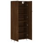 Tall oak brown plywood sideboard 69.5x34x180 cm by vidaXL, Sideboards - Ref: Foro24-3195658, Price: 149,99 €, Discount: %