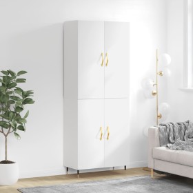 Tall white plywood sideboard 69.5x34x180 cm by vidaXL, Sideboards - Ref: Foro24-3195659, Price: 147,49 €, Discount: %