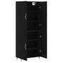 Tall black plywood sideboard 69.5x34x180 cm by vidaXL, Sideboards - Ref: Foro24-3195660, Price: 139,94 €, Discount: %