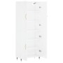 High glossy white plywood sideboard 69.5x34x180 cm by vidaXL, Sideboards - Ref: Foro24-3195661, Price: 159,43 €, Discount: %