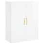 High glossy white plywood sideboard 69.5x34x180 cm by vidaXL, Sideboards - Ref: Foro24-3195661, Price: 159,43 €, Discount: %