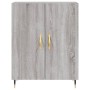 Tall gray Sonoma plywood sideboard 69.5x34x180 cm by vidaXL, Sideboards - Ref: Foro24-3195665, Price: 144,75 €, Discount: %