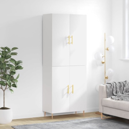 Tall white plywood sideboard 69.5x34x180 cm by vidaXL, Sideboards - Ref: Foro24-3195667, Price: 149,99 €, Discount: %