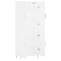 Tall white plywood sideboard 69.5x34x180 cm by vidaXL, Sideboards - Ref: Foro24-3195667, Price: 149,99 €, Discount: %