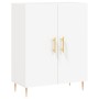 Tall white plywood sideboard 69.5x34x180 cm by vidaXL, Sideboards - Ref: Foro24-3195667, Price: 149,99 €, Discount: %