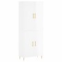 High glossy white plywood sideboard 69.5x34x180 cm by vidaXL, Sideboards - Ref: Foro24-3195669, Price: 157,76 €, Discount: %