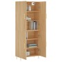 Aparador alto madera contrachapada color roble 69,5x34x180 cm de vidaXL, Aparadores - Ref: Foro24-3195670, Precio: 143,99 €, ...