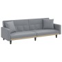 Sofá cama con cojines tela gris claro de vidaXL, Sofás - Ref: Foro24-351875, Precio: 254,73 €, Descuento: %