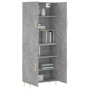 Aparador alto madera contrachapada gris hormigón 69,5x34x180 cm de vidaXL, Aparadores - Ref: Foro24-3195671, Precio: 156,76 €...