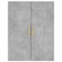 Aparador alto madera contrachapada gris hormigón 69,5x34x180 cm de vidaXL, Aparadores - Ref: Foro24-3195671, Precio: 156,76 €...