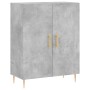 Aparador alto madera contrachapada gris hormigón 69,5x34x180 cm de vidaXL, Aparadores - Ref: Foro24-3195671, Precio: 156,76 €...