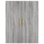 Aparador alto madera contrachapada gris sonoma 69,5x34x180 cm de vidaXL, Aparadores - Ref: Foro24-3195673, Precio: 158,59 €, ...