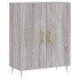 Aparador alto madera contrachapada gris sonoma 69,5x34x180 cm de vidaXL, Aparadores - Ref: Foro24-3195673, Precio: 158,59 €, ...