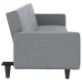 Sofa bed with light gray fabric cushions by vidaXL, Sofas - Ref: Foro24-351875, Price: 254,73 €, Discount: %