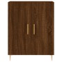 Aparador alto madera contrachapada marrón roble 69,5x34x180 cm de vidaXL, Aparadores - Ref: Foro24-3195674, Precio: 157,99 €,...