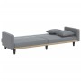 Sofá cama con cojines tela gris claro de vidaXL, Sofás - Ref: Foro24-351875, Precio: 254,73 €, Descuento: %