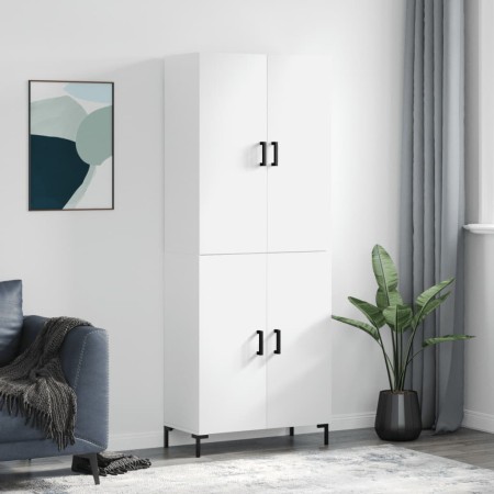 High glossy white plywood sideboard 69.5x34x180 cm by vidaXL, Sideboards - Ref: Foro24-3195677, Price: 155,94 €, Discount: %