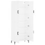 High glossy white plywood sideboard 69.5x34x180 cm by vidaXL, Sideboards - Ref: Foro24-3195677, Price: 155,94 €, Discount: %