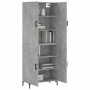 Concrete gray plywood tall sideboard 69.5x34x180 cm by vidaXL, Sideboards - Ref: Foro24-3195679, Price: 150,79 €, Discount: %