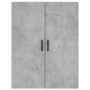 Aparador alto madera contrachapada gris hormigón 69,5x34x180 cm de vidaXL, Aparadores - Ref: Foro24-3195679, Precio: 150,79 €...