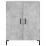 Concrete gray plywood tall sideboard 69.5x34x180 cm by vidaXL, Sideboards - Ref: Foro24-3195679, Price: 150,79 €, Discount: %