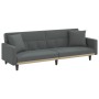 Sofá cama con cojines tela gris oscuro de vidaXL, Sofás - Ref: Foro24-351876, Precio: 254,73 €, Descuento: %