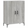 High sideboard sonoma gray plywood 69.5x34x180 cm by vidaXL, Sideboards - Ref: Foro24-3195681, Price: 157,06 €, Discount: %