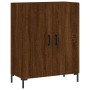 Aparador alto madera contrachapada marrón roble 69,5x34x180 cm de vidaXL, Aparadores - Ref: Foro24-3195682, Precio: 153,99 €,...