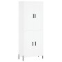 Aparador alto madera contrachapada blanco 69,5x34x180 cm de vidaXL, Aparadores - Ref: Foro24-3195683, Precio: 159,49 €, Descu...