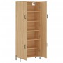 Aparador alto madera contrachapada color roble 69,5x34x180 cm de vidaXL, Aparadores - Ref: Foro24-3195686, Precio: 144,74 €, ...