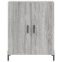 Aparador alto madera contrachapada gris sonoma 69,5x34x180 cm de vidaXL, Aparadores - Ref: Foro24-3195689, Precio: 149,85 €, ...