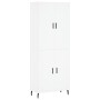 Aparador alto madera contrachapada blanco 69,5x34x180 cm de vidaXL, Aparadores - Ref: Foro24-3195691, Precio: 168,90 €, Descu...