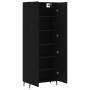 Tall black plywood sideboard 69.5x34x180 cm by vidaXL, Sideboards - Ref: Foro24-3195692, Price: 174,63 €, Discount: %