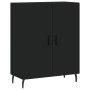 Tall black plywood sideboard 69.5x34x180 cm by vidaXL, Sideboards - Ref: Foro24-3195692, Price: 174,63 €, Discount: %